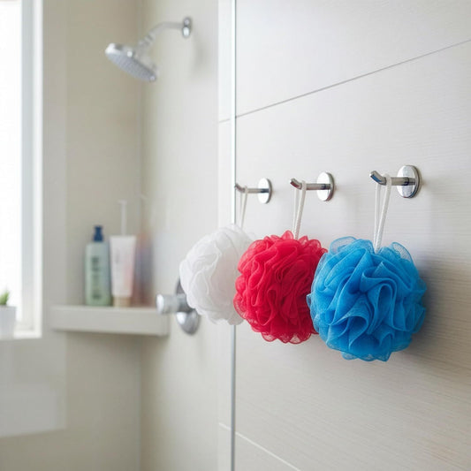 3 Pack Loofah Sponges, Gentle Body Scrubber for Body Wash, Shower Gel, Durable and Exfoliating Mesh Loofahs (3 Pack)