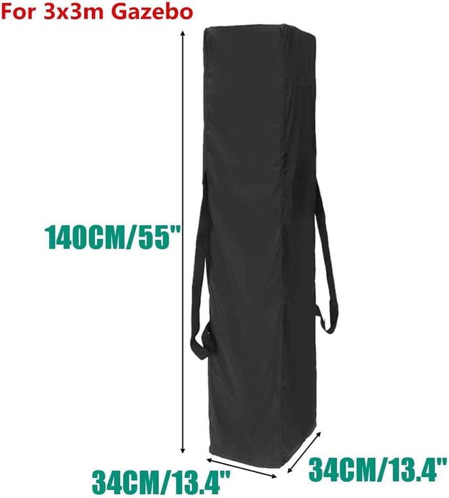 Canopy Tent Storage Bag Waterproof UV Resistant 55 Inch Extra Large Duffel Bag for Travel Camping Sports Equipment Storage, Outdoor Tent Replacement Storage Bag for Courtyard Backyard Garden Black Kemu |Fashion Home Kitchen Beauty