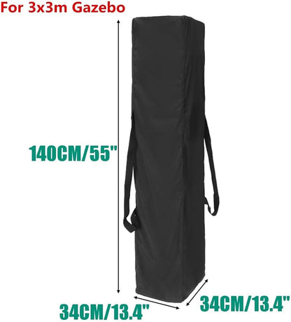 Canopy Tent Storage Bag Waterproof UV Resistant 55 Inch Extra Large Duffel Bag for Travel Camping Sports Equipment Storage, Outdoor Tent Replacement Storage Bag for Courtyard Backyard Garden Black Kemu |Fashion Home Kitchen Beauty