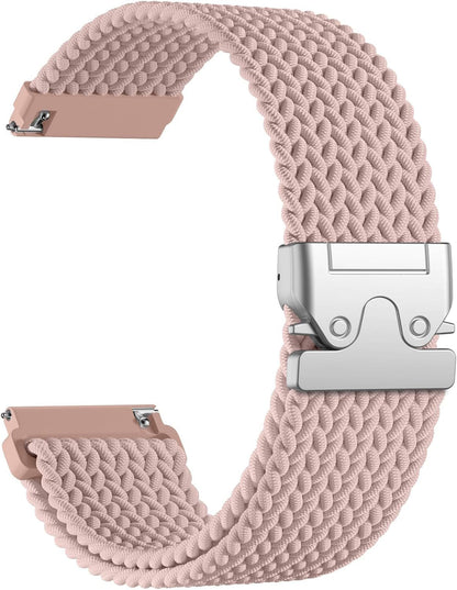 18mm 20mm 22mm Braided Band Compatible with Garmin Vivoactive 5/Vivoactive 6/4/3 Watch Bands, Parachute Buckle Nylon Elastic Sport Strap for Garmin Venu 3 2/3S 2S/Forerunner 165/55/245 Women Men Kemu |Fashion Home Kitchen Beauty