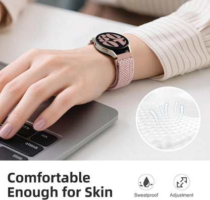 18mm 20mm 22mm Braided Band Compatible with Garmin Vivoactive 5/Vivoactive 6/4/3 Watch Bands, Parachute Buckle Nylon Elastic Sport Strap for Garmin Venu 3 2/3S 2S/Forerunner 165/55/245 Women Men Kemu |Fashion Home Kitchen Beauty