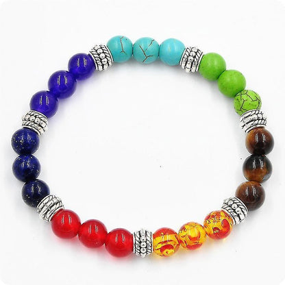 Colorful Onyx Bracelet Buddha Bead Bracelet, Crystal Bead Bracelet Kemu |Fashion Home Kitchen Beauty