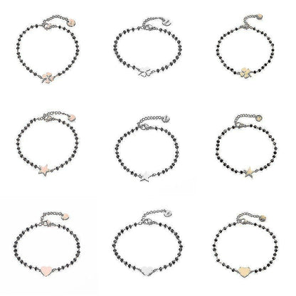 Crystal Beads Chain Bracelet(steel-star) Kemu |Fashion Home Kitchen Beauty