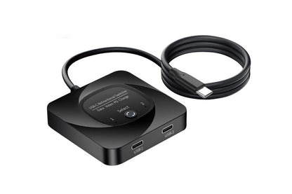 2 Computers USB-C Bidirectional Switcher Support HDR 10Gbps Data Transmission