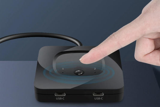 2 Computers USB-C Bidirectional Switcher Support HDR 10Gbps Data Transmission Kemu |Fashion Home Kitchen Beauty