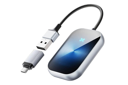 2 in-1 Wireless Adapter Bluetooth Car Play Dongle Wireless CarPlay and Android Auto Adapter for iPhone Kemu |Fashion Home Kitchen Beauty