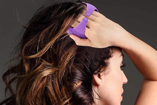Hair Scalp Massager Shampoo Brush -Purple