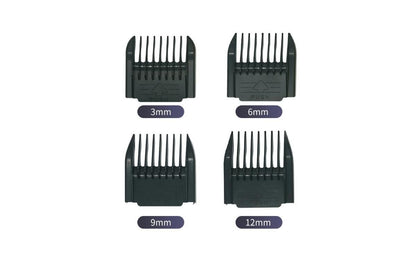 Hair Clippers for Men Professional Cordless Barber Clippers Cutting Mens Hair Trimmer with 4 Guards Mens Cutting Kit -Grey
