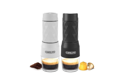 3 in 1 Portable Coffee Maker,Single Serve Manual Espresso Machine For Camping, Travel, Hiking, Fishing - White Kemu |Fashion Home Kitchen Beauty