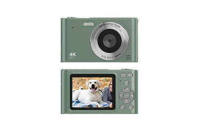 4K HD Digital Camera for Photography and Video Vlogging Camera Camera with 32G Memory Card 16X Digital Zoom -Green Kemu |Fashion Home Kitchen Beauty
