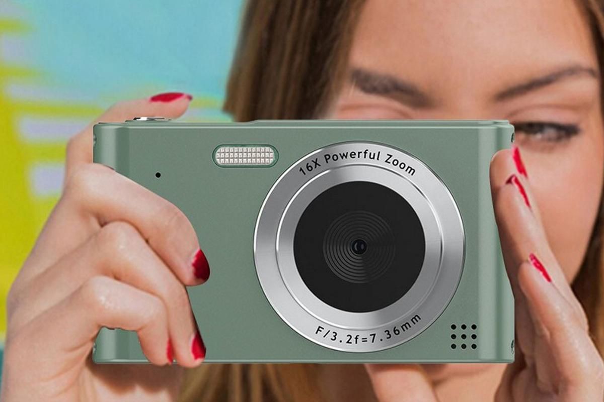 4K HD Digital Camera for Photography and Video Vlogging Camera Camera with 32G Memory Card 16X Digital Zoom -Green Kemu |Fashion Home Kitchen Beauty