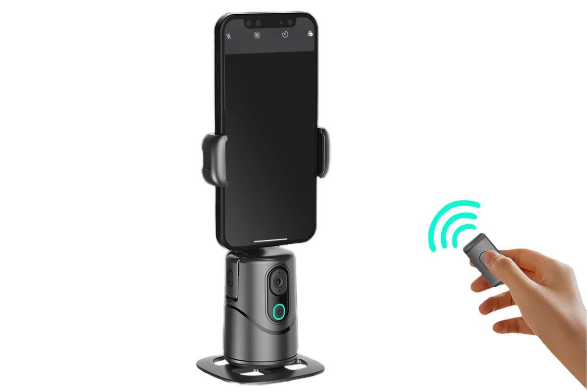 Auto Face Tracking Tripod 360° Rotating Auto Tracking Phone Stand with Remote Gesture Control for TikTok Kemu |Fashion Home Kitchen Beauty