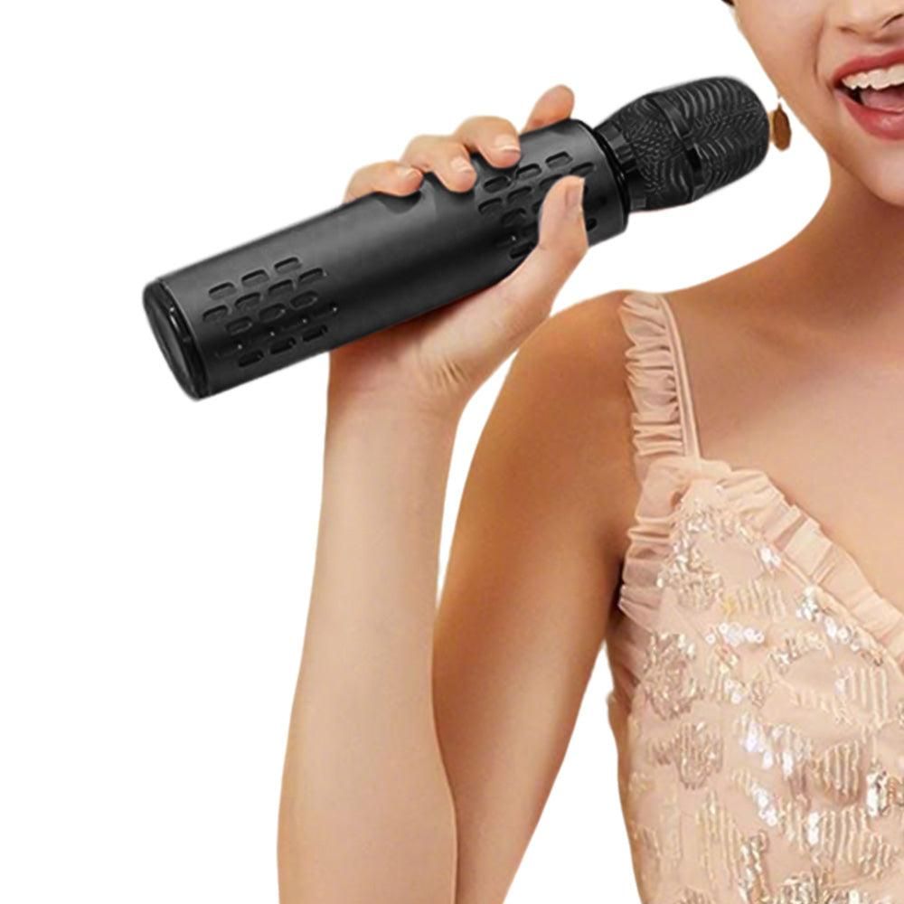 Multifunctional Wireless Bluetooth Karaoke Microphone Black Kemu |Fashion Home Kitchen Beauty
