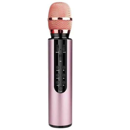 Multifunctional Wireless Bluetooth Karaoke Microphone Pink Kemu |Fashion Home Kitchen Beauty