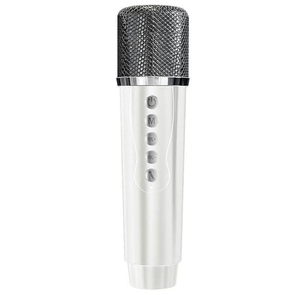Portable Bluetooth 5.3 Speaker with 2 Wireless Microphones Home Karaoke Speaker Machine White Kemu |Fashion Home Kitchen Beauty