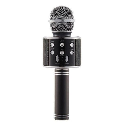 Handheld Wireless Bluetooth Microphone with Speaker for IOS Android Phone Computer 1800mAh Battery Black Kemu |Fashion Home Kitchen Beauty