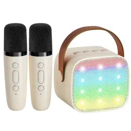 Mini Karaoke Machine with 2 Wireless Microphones Portable Bluetooth Speaker Kemu |Fashion Home Kitchen Beauty