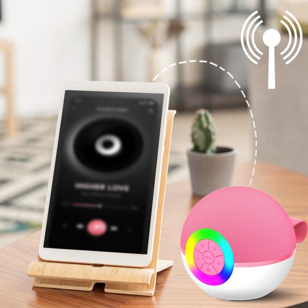 Portable Karaoke Microphone Machine Mini Bluetooth Speaker with 2 Wireless Mics Pink Kemu |Fashion Home Kitchen Beauty