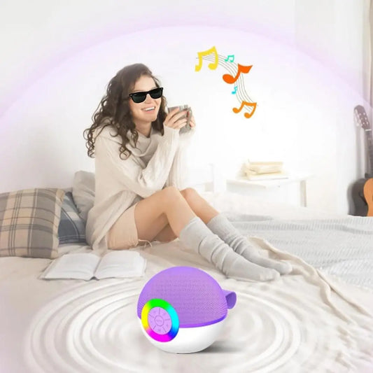 Portable Karaoke Microphone Machine Mini Bluetooth Speaker with 2 Wireless Mics Purple Kemu |Fashion Home Kitchen Beauty