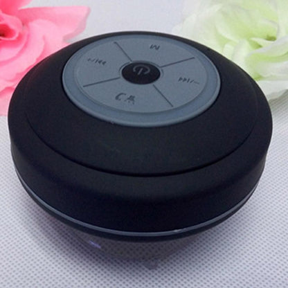 LED Bluetooth Portable Speaker with Suction Cup for Shower and Travel Black Kemu |Fashion Home Kitchen Beauty