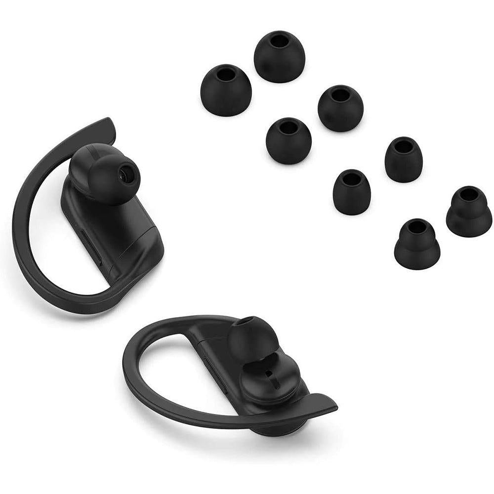 16Pcs Silicone Earbud Tips Compatible with Beats Powerbeats Pro Beats Flex and Beats X Black Kemu |Fashion Home Kitchen Beauty