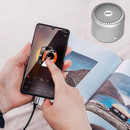 Portable Wireless Mini Bluetooth Speaker Mic Bathroom Shower Speaker Grey - Kemu |Fashion Home Kitchen Beauty
