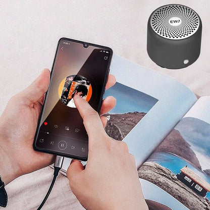 Portable Wireless Mini Bluetooth Speaker Mic Bathroom Shower Speaker Black - Kemu |Fashion Home Kitchen Beauty