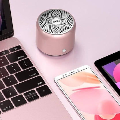 Portable Wireless Mini Bluetooth Speaker Mic Bathroom Shower Speaker Pink - Kemu |Fashion Home Kitchen Beauty
