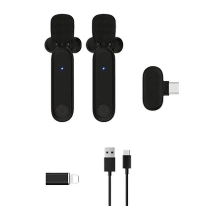 2.4G Wireless Lavalier Microphone Plug and Play Mic for Android iPhone iPad Vlog Live Stream White Kemu |Fashion Home Kitchen Beauty