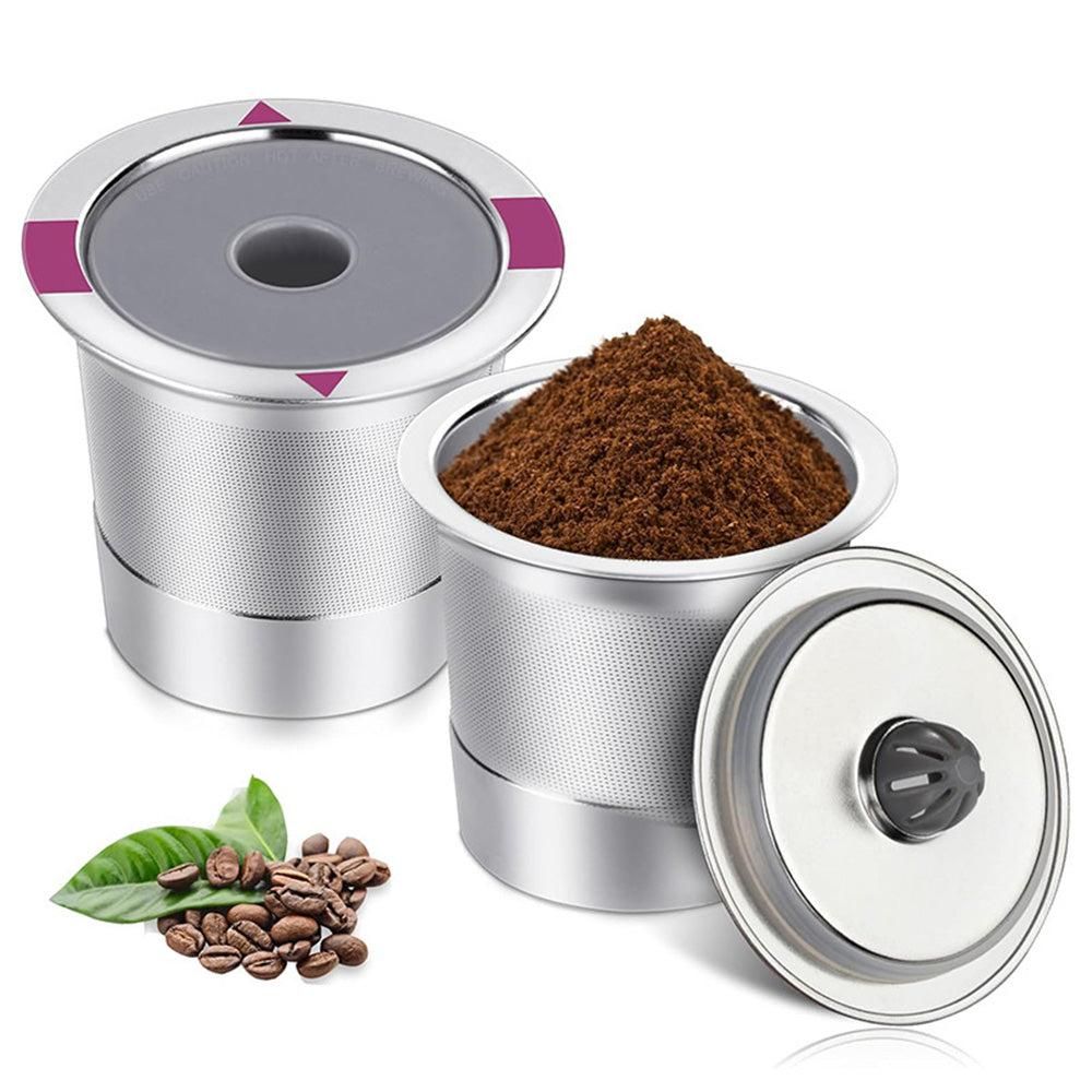 2 PCS Stainless Steel Coffee Filter Pods Compatible with Keurig 1.0/2.0 Kemu |Fashion Home Kitchen Beauty