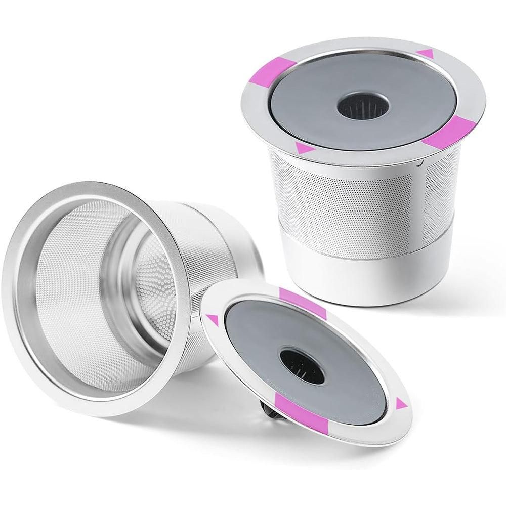 2 PCS Stainless Steel Coffee Filter Pods Compatible with Keurig 1.0/2.0 Kemu |Fashion Home Kitchen Beauty