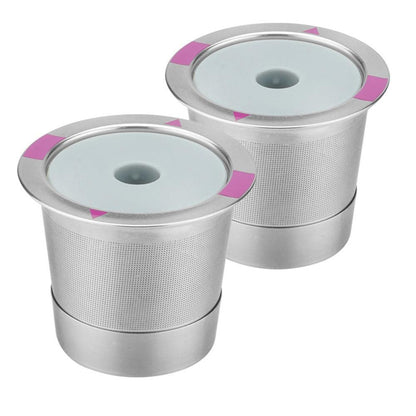 2 PCS Stainless Steel Coffee Filter Pods Compatible with Keurig 1.0/2.0 Kemu |Fashion Home Kitchen Beauty