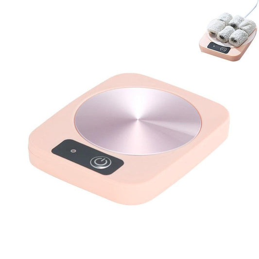 Electric Coffee Mug Warmer Milk Food Hot Plate Cup Warmer for Home Office Pink Kemu |Fashion Home Kitchen Beauty