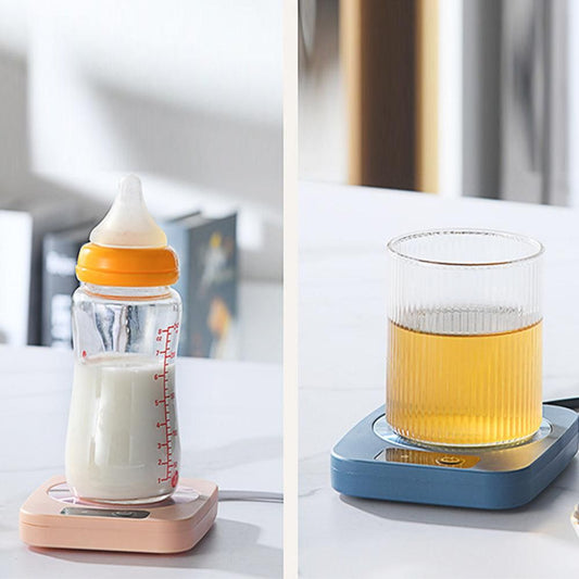 Electric Coffee Mug Warmer Milk Food Hot Plate Cup Warmer for Home Office Pink Kemu |Fashion Home Kitchen Beauty