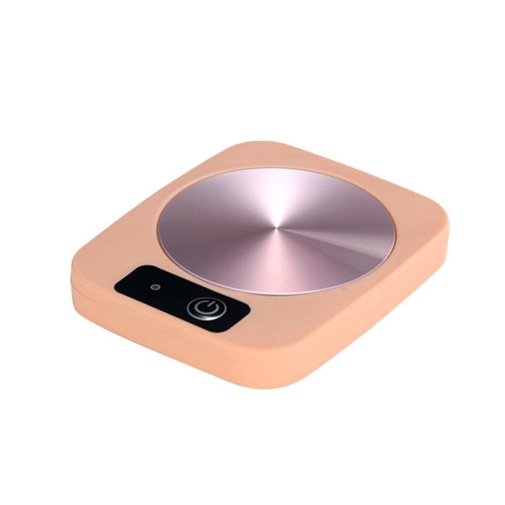 Electric Coffee Mug Warmer Milk Food Hot Plate Cup Warmer for Home Office Pink Kemu |Fashion Home Kitchen Beauty