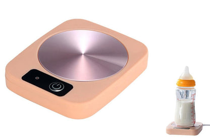 Electric Coffee Mug Warmer Milk Food Hot Plate Cup Warmer for Home Office Pink Kemu |Fashion Home Kitchen Beauty