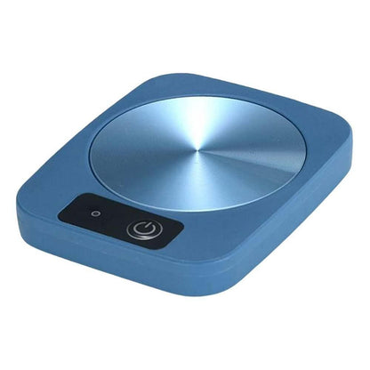 Electric Coffee Mug Warmer Milk Food Hot Plate Cup Warmer for Home Office Blue - Kemu |Fashion Home Kitchen Beauty
