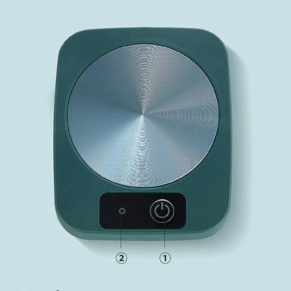 Electric Coffee Mug Warmer Milk Food Hot Plate Cup Warmer for Home Office Green Kemu |Fashion Home Kitchen Beauty