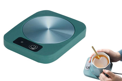 Electric Coffee Mug Warmer Milk Food Hot Plate Cup Warmer for Home Office Green Kemu |Fashion Home Kitchen Beauty