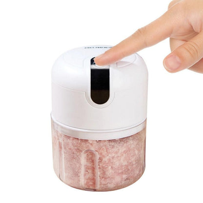 Electric Mini Garlic Chopper Wireless Portable Mini Food Processor Mincer Blender Mixer Kemu |Fashion Home Kitchen Beauty