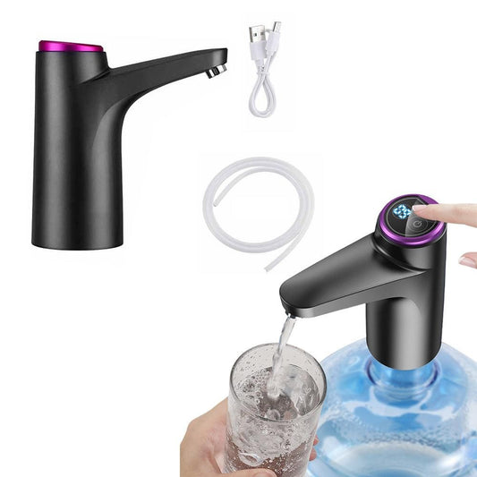 Electric Water Dispenser Pump Automatic Water Bottle Pump for Universal Bottle Black Kemu |Fashion Home Kitchen Beauty