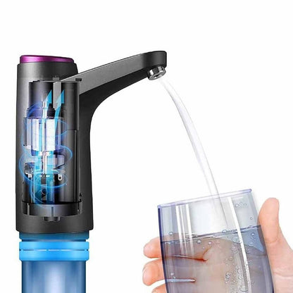 Electric Water Dispenser Pump Automatic Water Bottle Pump for Universal Bottle Black Kemu |Fashion Home Kitchen Beauty