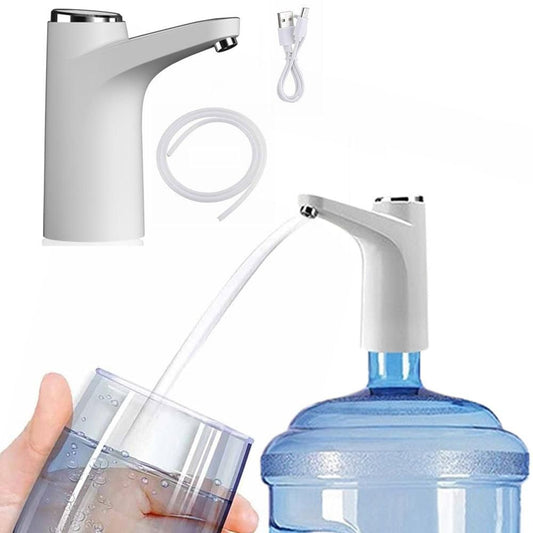 Electric Water Dispenser Pump Automatic Water Bottle Pump for Universal Bottle White Kemu |Fashion Home Kitchen Beauty