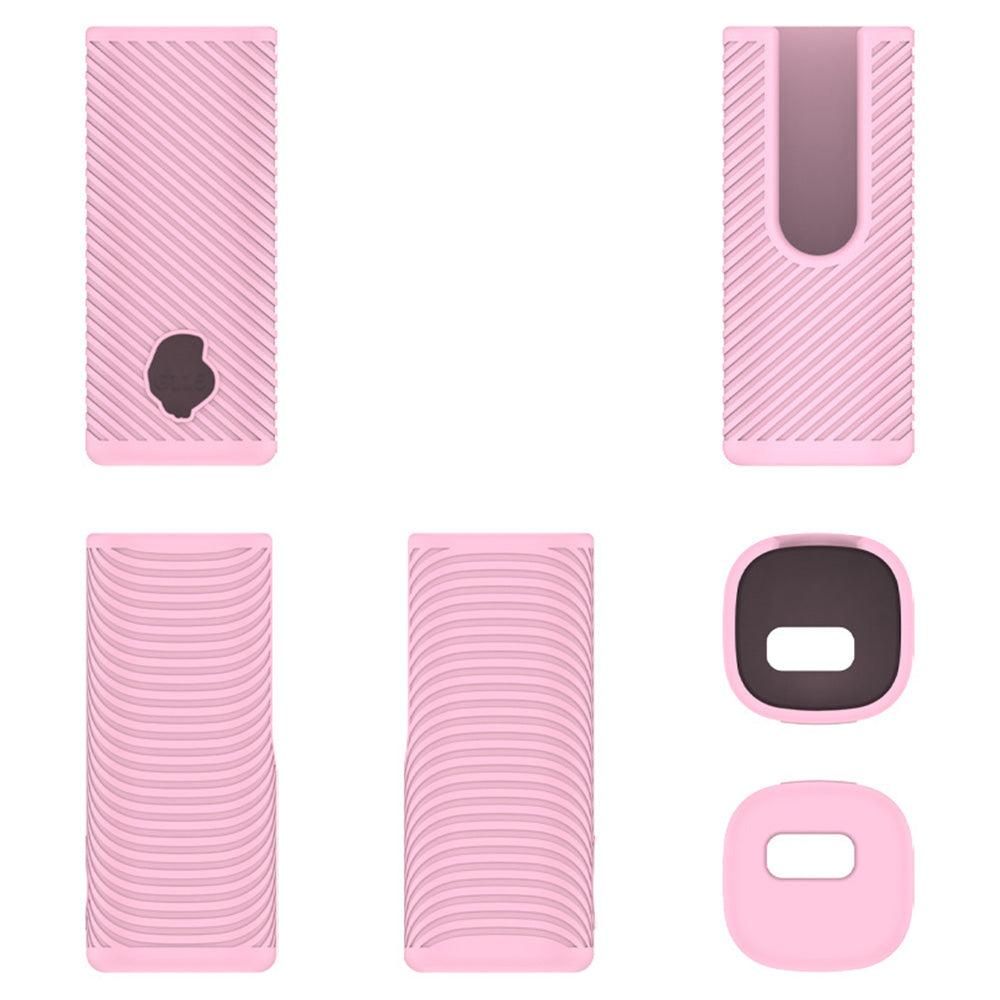 Soft Silicone Case for Skullcandy Dime Evo Wireless Earbuds Pink