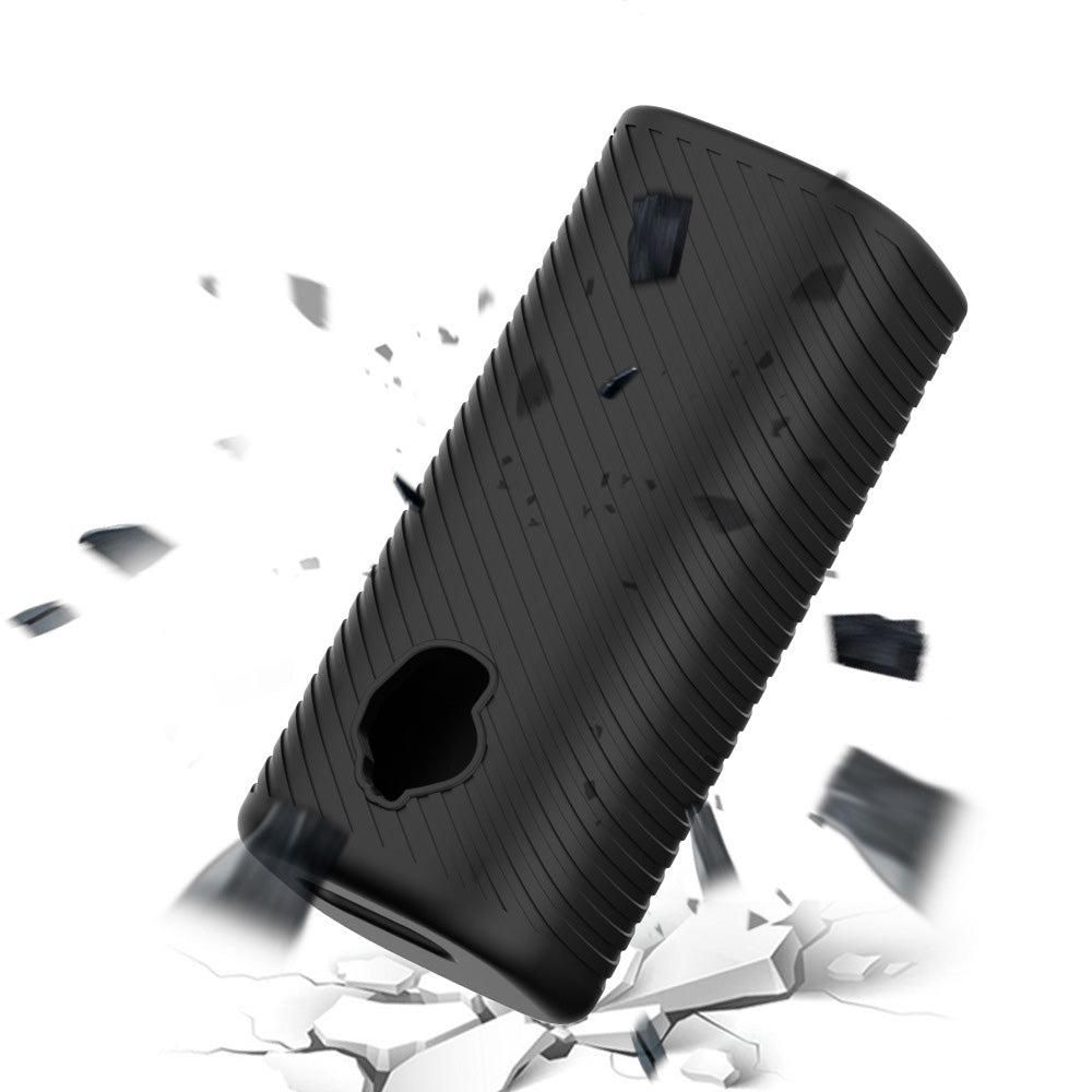 Soft Silicone Case for Skullcandy Dime Evo Wireless Earbuds Black