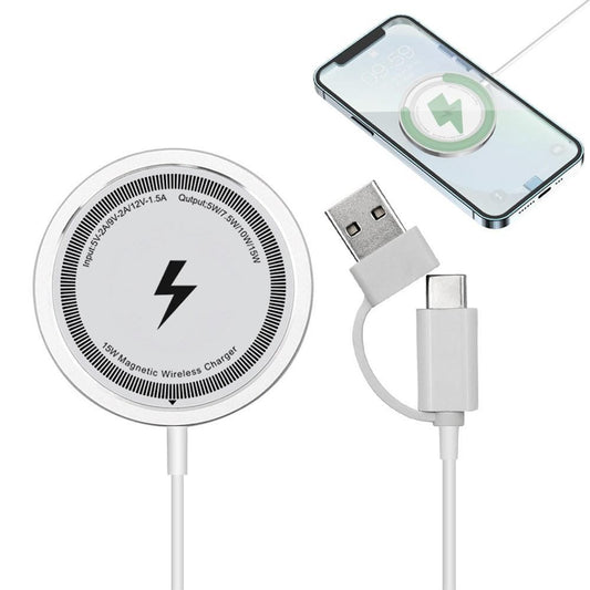 15W Fast Charger for iPhone 16 15 14 13 12 Series Wireless Charger for Wireless Charging Smart Phones White Kemu |Fashion Home Kitchen Beauty