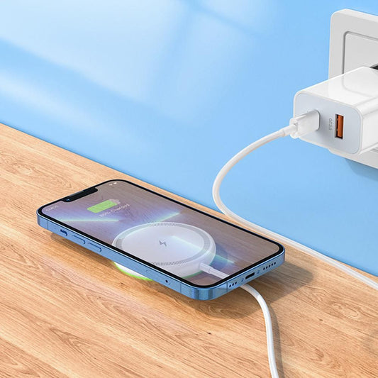 15W Fast Charger for iPhone 16 15 14 13 12 Series Wireless Charger for Wireless Charging Smart Phones White Kemu |Fashion Home Kitchen Beauty