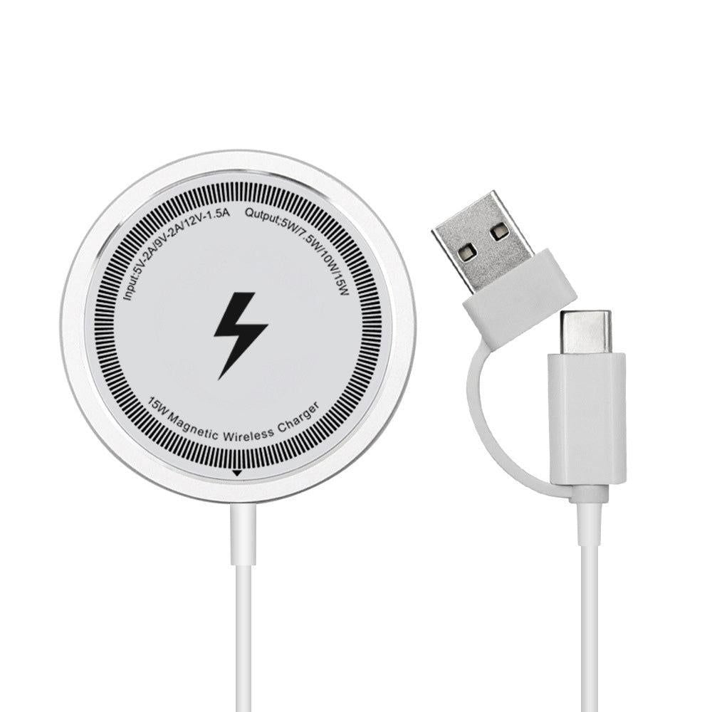 15W Fast Charger for iPhone 16 15 14 13 12 Series Wireless Charger for Wireless Charging Smart Phones White Kemu |Fashion Home Kitchen Beauty