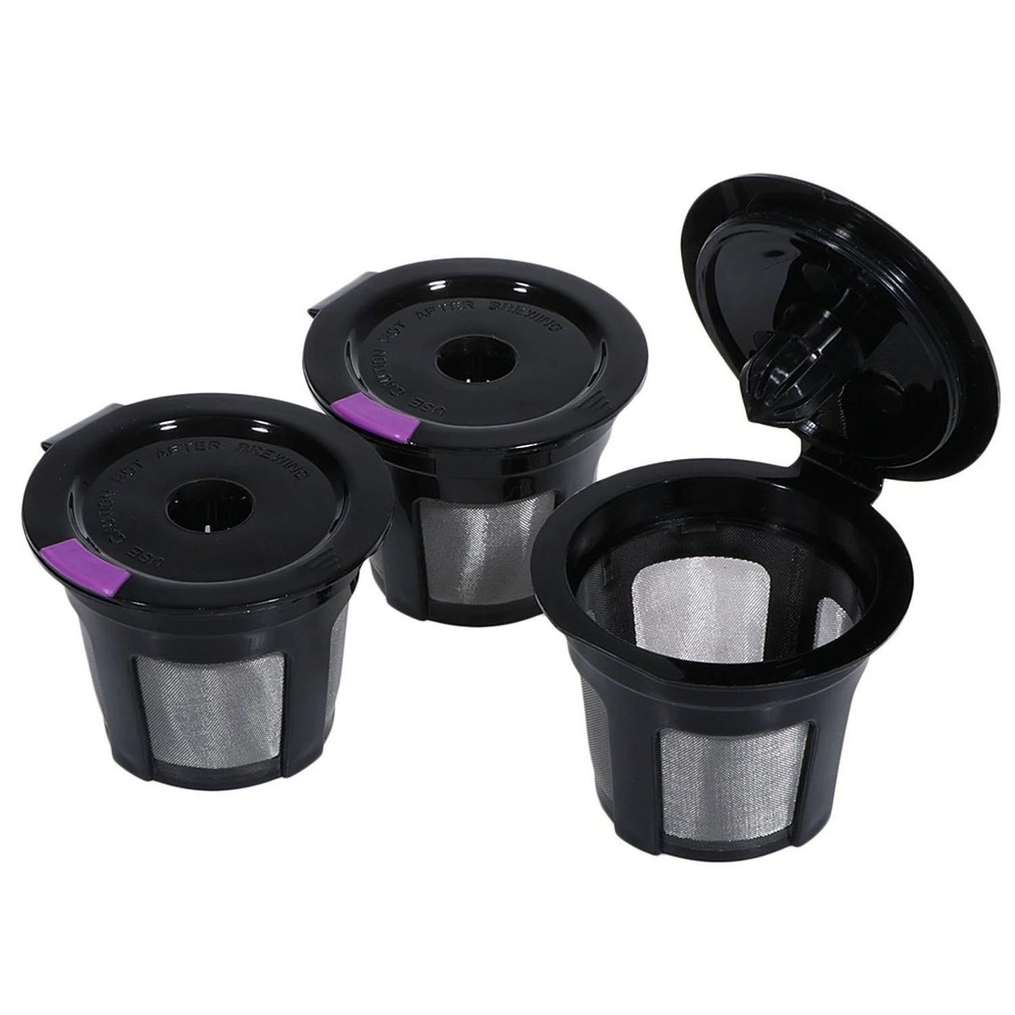 3-Pack Universal Reusable K-Cup Coffee for 1.0 & 2.0