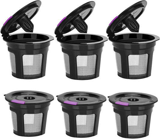 6 Pack Reusable K Cups For Reusable K CUP Coffee Filter Refillable Single